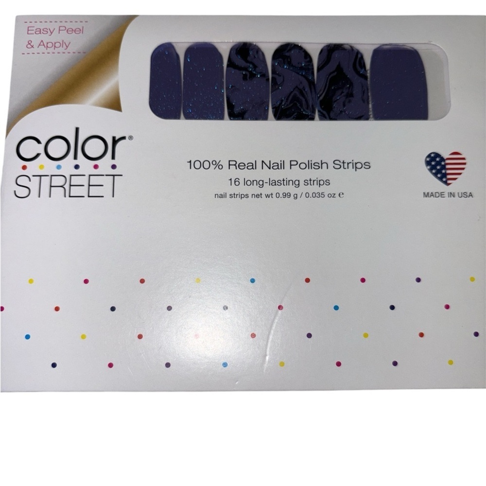 Color Street nail strips 100% real polish strips Northern Wonder style New pack